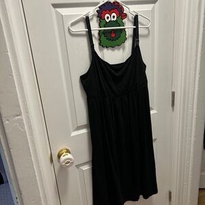 Breast Feeding Friendly Black LBD XXL